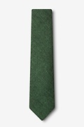 Galveston Hunter Green Skinny Tie Photo (1)