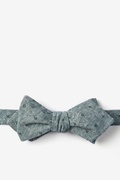 Hunter Green Churchill Diamond Tip Bow Tie Photo (0)