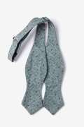 Hunter Green Churchill Diamond Tip Bow Tie Photo (1)