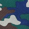 Hunter Green Microfiber Camouflage Woodland Extra Long Tie