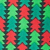 Hunter Green Microfiber Christmas Tree Abstract