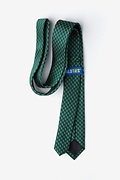 Dollar Signs Hunter Green Skinny Tie Photo (1)