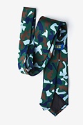 Street Camo Hunter Green Extra Long Tie Photo (1)