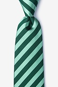 Bandon Hunter Green Extra Long Tie Photo (0)