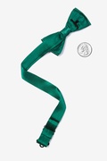Hunter Green Bow Tie For Boys Photo (1)