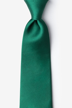 Hunter Green Extra Long Tie