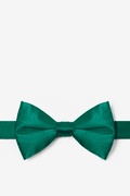 Hunter Green Pre-Tied Bow Tie Photo (0)