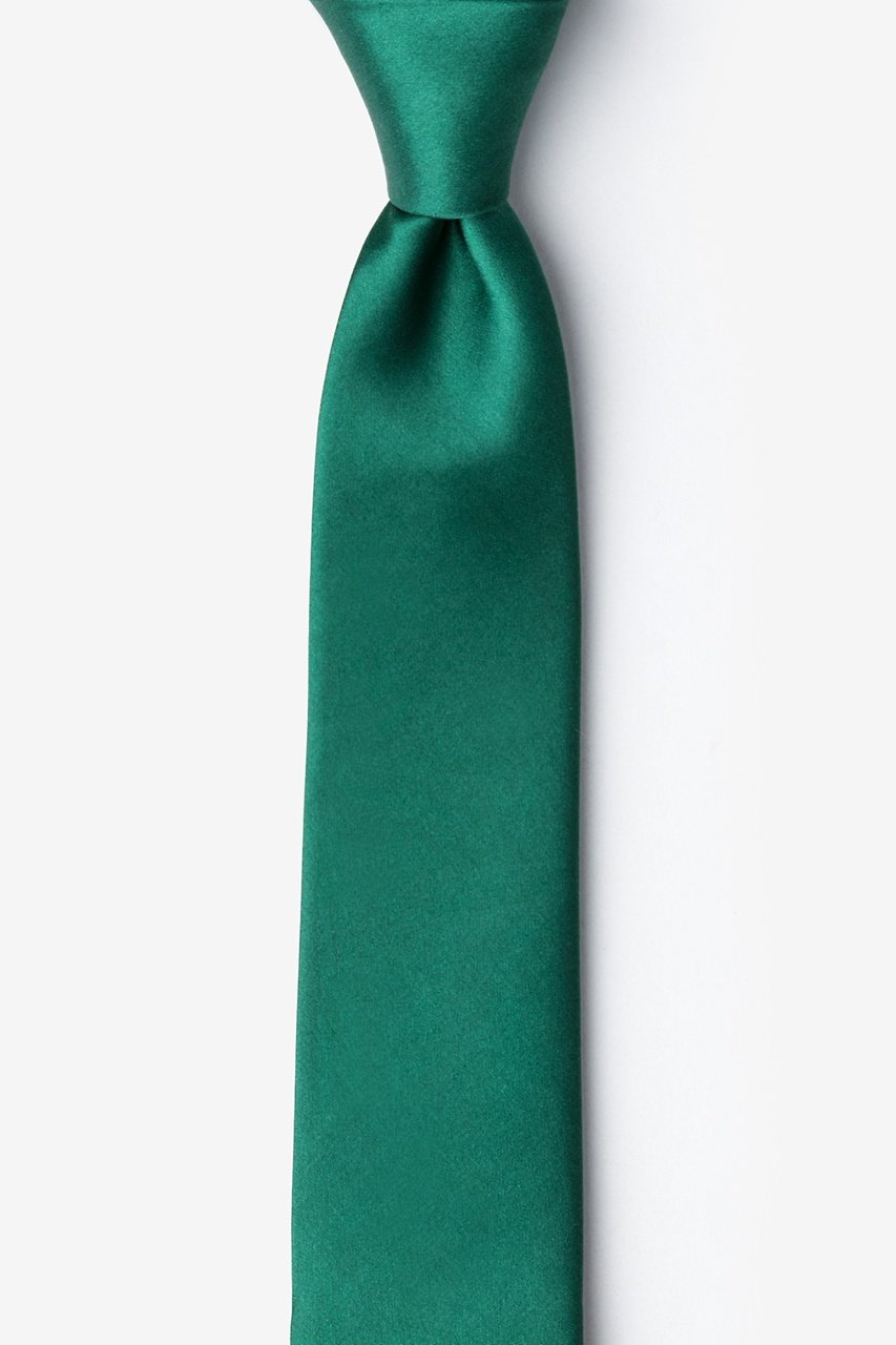 Hunter Green Skinny Tie Photo (0)