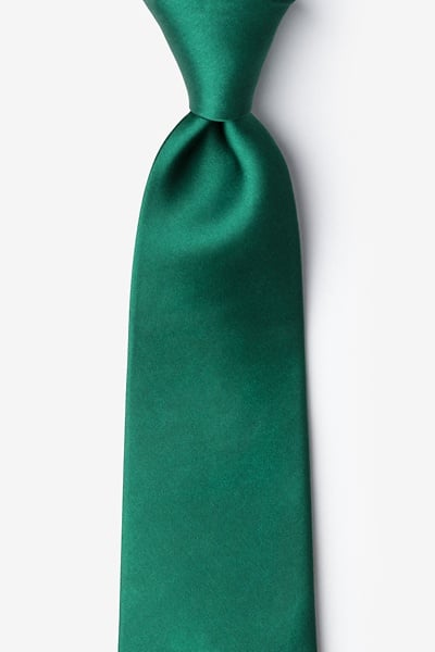 Hunter Green Silk Hunter Green Tie
