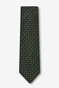 Hunter Green Antwerp Polka Dot Tie Photo (1)