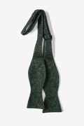 Hunter Green Langley Self-Tie Bow Tie Photo (1)