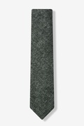 Hunter Green Langley Skinny Tie Photo (0)