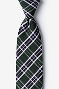 Hunter Green Vienna Plaid Tie Photo (0)