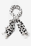 Hearts Ivory Pashmina Photo (2)