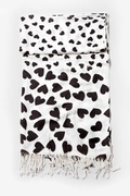 Ivory Hearts Pashmina Scarf Photo (4)