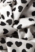 Hearts Ivory Pashmina Photo (1)