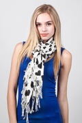 Ivory Hearts Pashmina Scarf Photo (3)