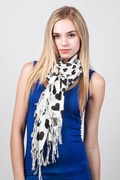 Hearts Ivory Pashmina Photo (3)