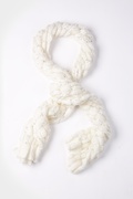 Ivory Oslo Sparkle Knit Scarf Photo (0)