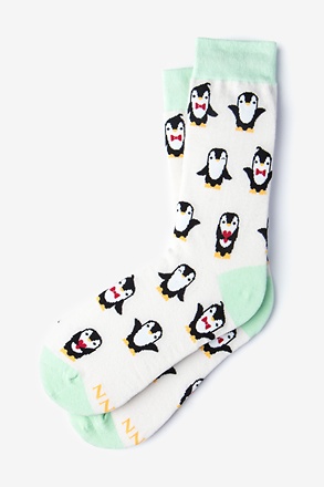 _Penguin are Chill Ivory Women's Sock_