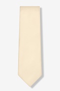 Ivory Cream Extra Long Tie Photo (1)