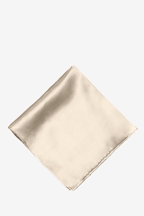 _Ivory Cream Pocket Square_