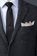 Ivory Cream Pocket Square Photo (2)