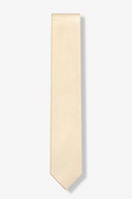 Ivory Cream Skinny Tie Photo (1)