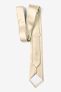 Ivory Cream Skinny Tie Photo (2)