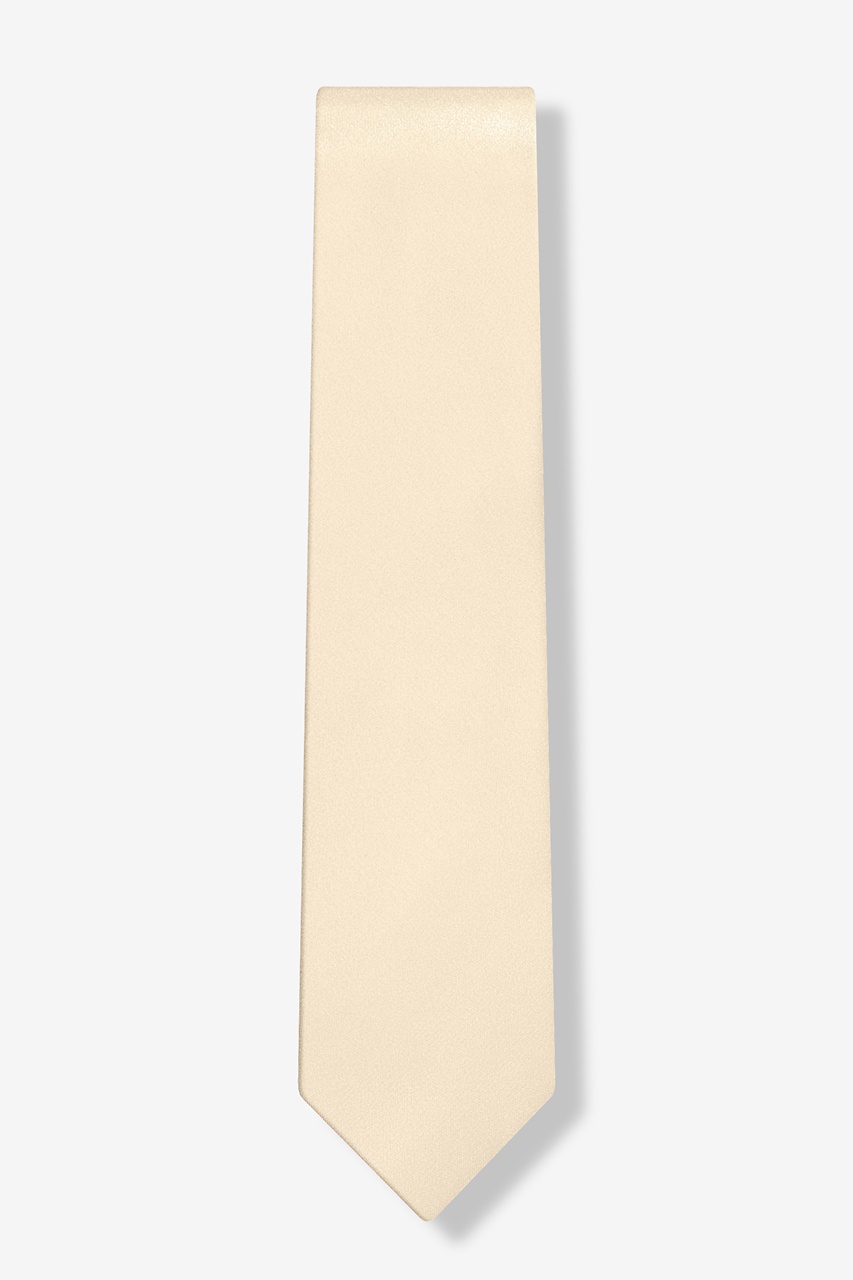 Ivory Cream Tie For Boys Photo (1)