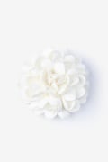 Chrysanthemum Ivory Lapel Pin Photo (0)