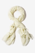 Raining Rhinestones Ivory Scarf Photo (2)