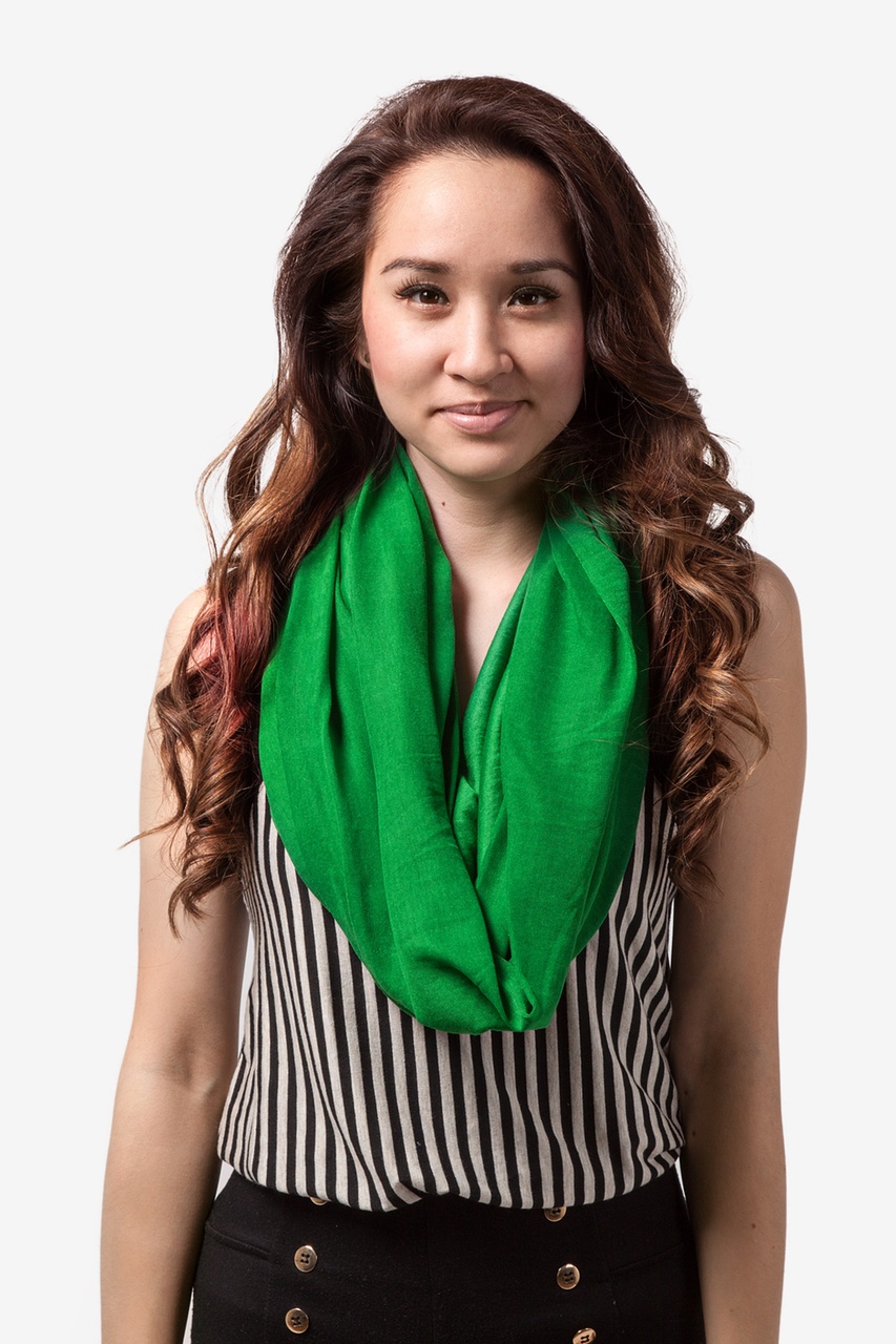 Boston Kelly Green Infinity Scarf Infinity Loop Scarves