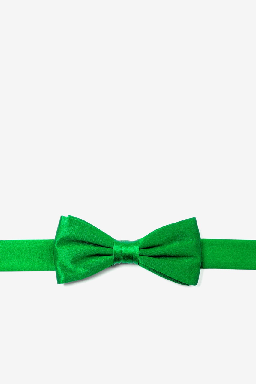 Kelly Green Bow Tie For Boys Photo (0)