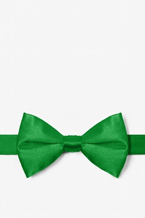 _Kelly Green Pre-Tied Bow Tie_