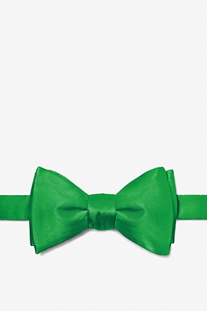 _Kelly Green Self-Tie Bow Tie_