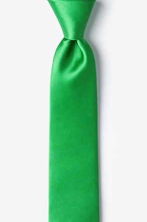 Kelly Green Tie For Boys
