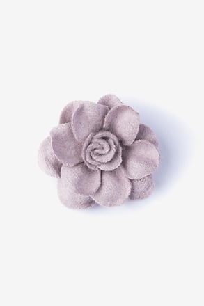 _Begonia Lavender Lapel Pin_