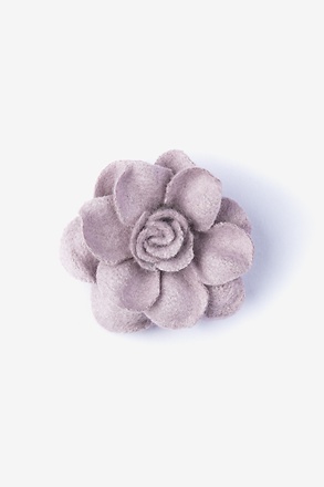 Begonia Lavender Lapel Pin