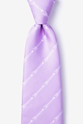 Flying Arrows Lavender Tie Photo (0)