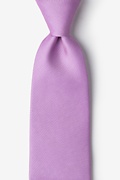 Lavender Textured Extra Long Tie Photo (0)