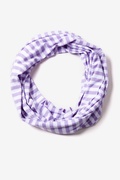 Carnival Stripe Lavender Infinity Scarf Photo (0)