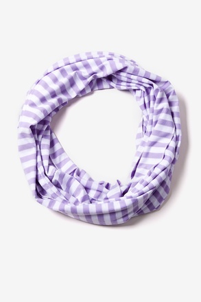 _Carnival Stripe Lavender Infinity Scarf_