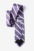 Lavender & White Stripe Tie Photo (1)