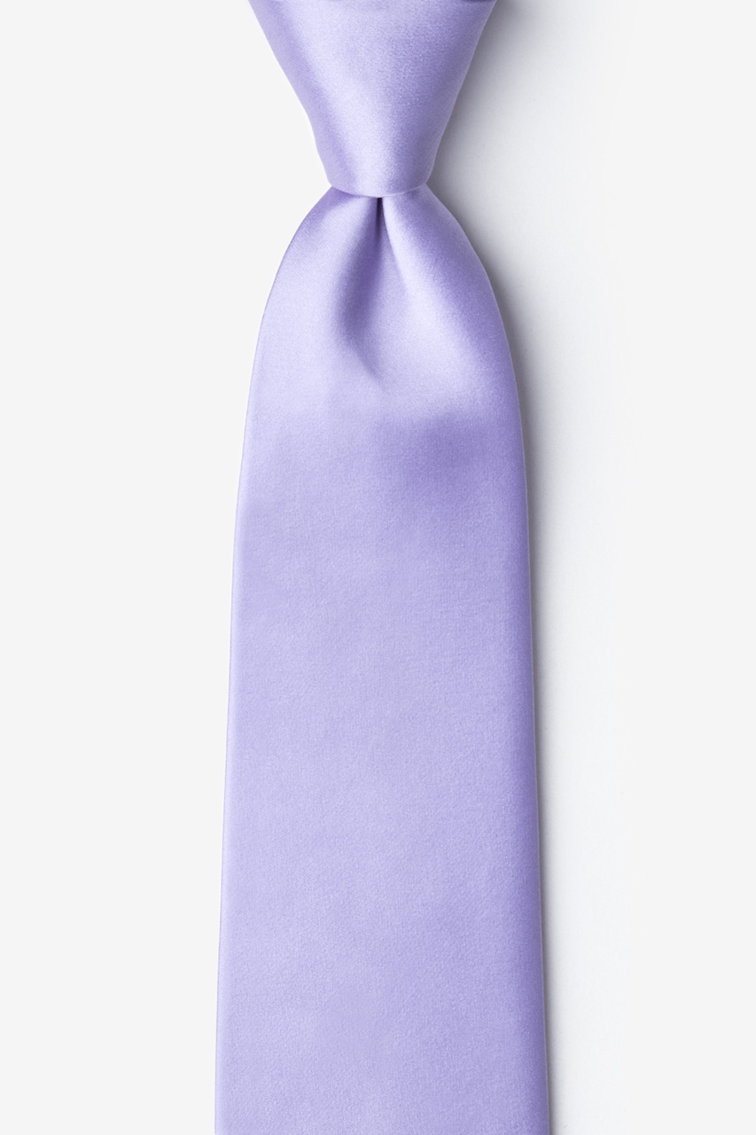Lavender Extra Long Tie Photo (0)
