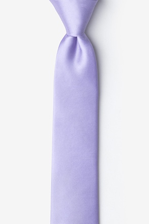 _Lavender Skinny Tie_