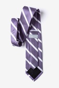 Lavender & White Stripe Tie Photo (1)