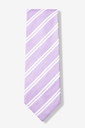 Purple Stanford Lavender Extra Long Tie Photo (0)