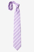 Purple Stanford Lavender Extra Long Tie Photo (3)