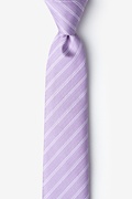 Yapen Lavender Skinny Tie Photo (0)